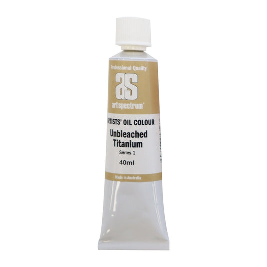 OIL AS ARTIST 40ML S1 UNBLEACH TITANIUM