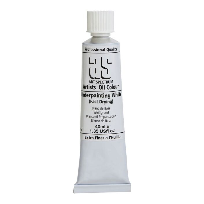 OIL AS ARTIST 40ML S1 UNDERPAINT WHITE