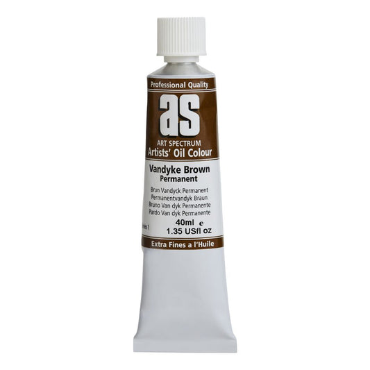 OIL AS ARTIST 40ML S1 VAN DYKE BROWN