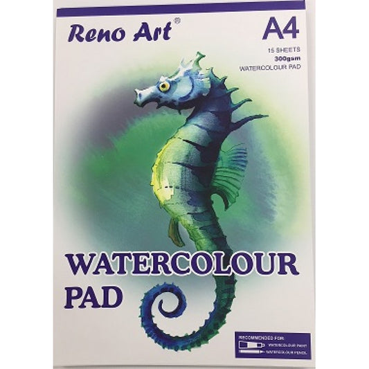 PAD RENO WATERCOLOUR A4 300GSM