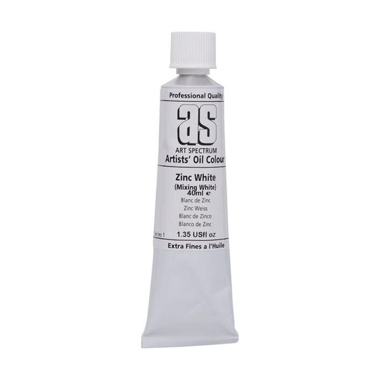 OIL AS ARTIST 40ML S1 ZINC WHITE