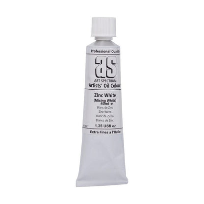OIL AS ARTIST 40ML S1 ZINC WHITE