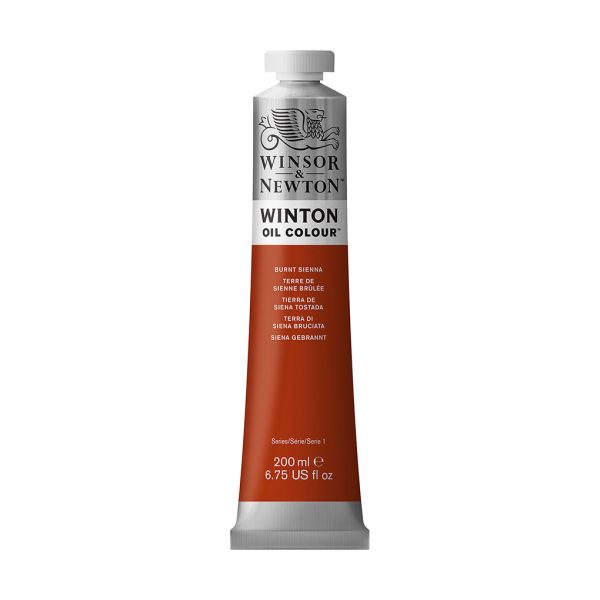 W&N Winton Oil Colour 200ml - Burnt Sienna