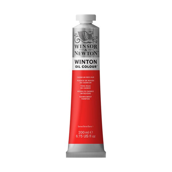 W&N Winton Oil Colour 200ml - Cadmium Red Hue