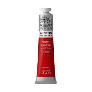 W&N Winton Oil Colour 200ml - Cadmium Red Deep Hue