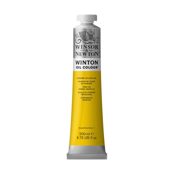 W&N Winton Oil Colour 200ml - Chrome Yellow Hue (164)