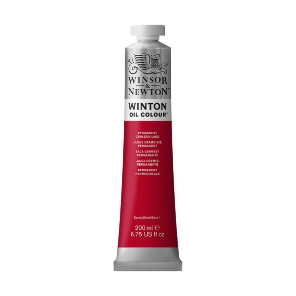 W&N Winton Oil Colour 200ml - Permt Crimson Lake (205)