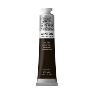 W&N Winton Oil Colour 200ml - Ivory Black