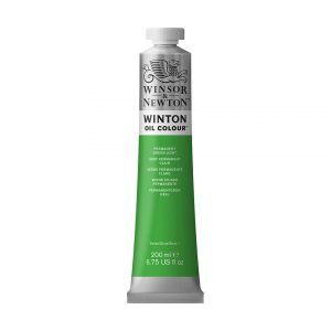 W&N Winton Oil Colour 200ml - Permt Green Light