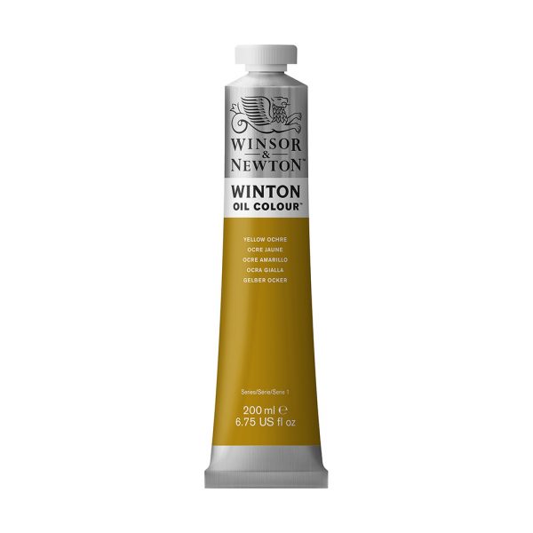 W&N Winton Oil Colour 200ml - Yellow Ochre