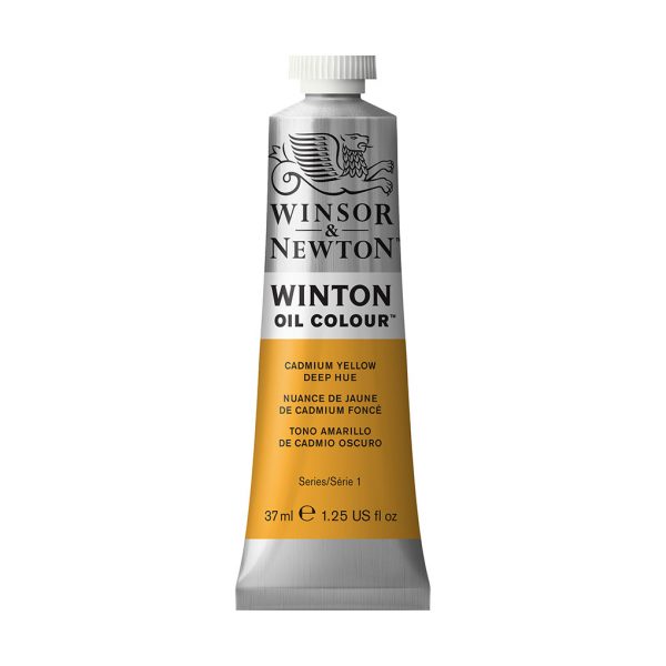 W&N Winton Oil Colour 37ml - Cadmium Yellow Deep Hue