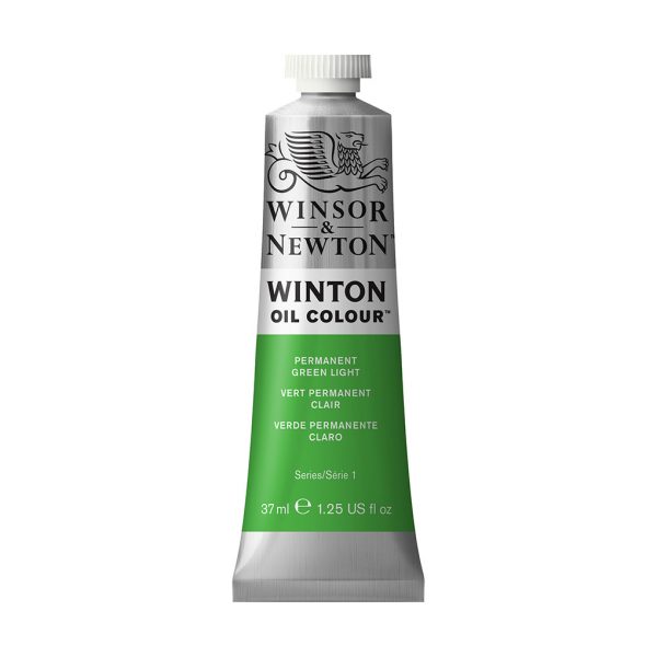 W&N Winton Oil Colour 37ml - Permt Green Light